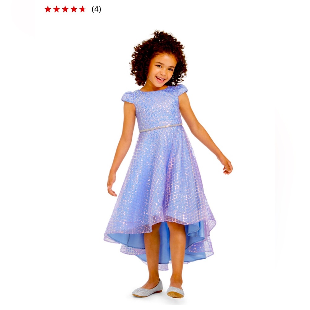 Rare Editions sequence holiday dress.  Low to long & Fit and flare.  Gorgeous!